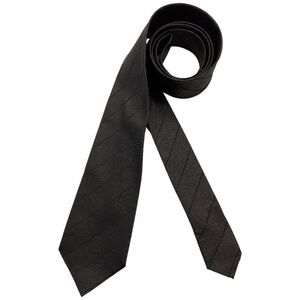 SOLD GIORGIO ARMANI Brown/Black Striped Silk LUXURY Tie ITALY